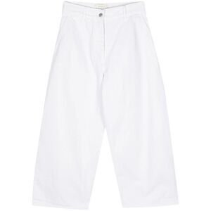 Studio Nicholson White Denim - Wide-Leg Jeans Women